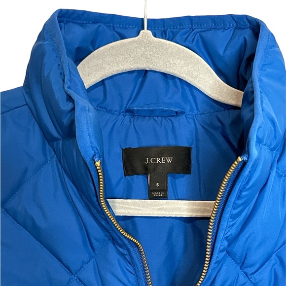 J. Crew Woman's Royal Blue Down Vest Size S - Picture 3 of 5